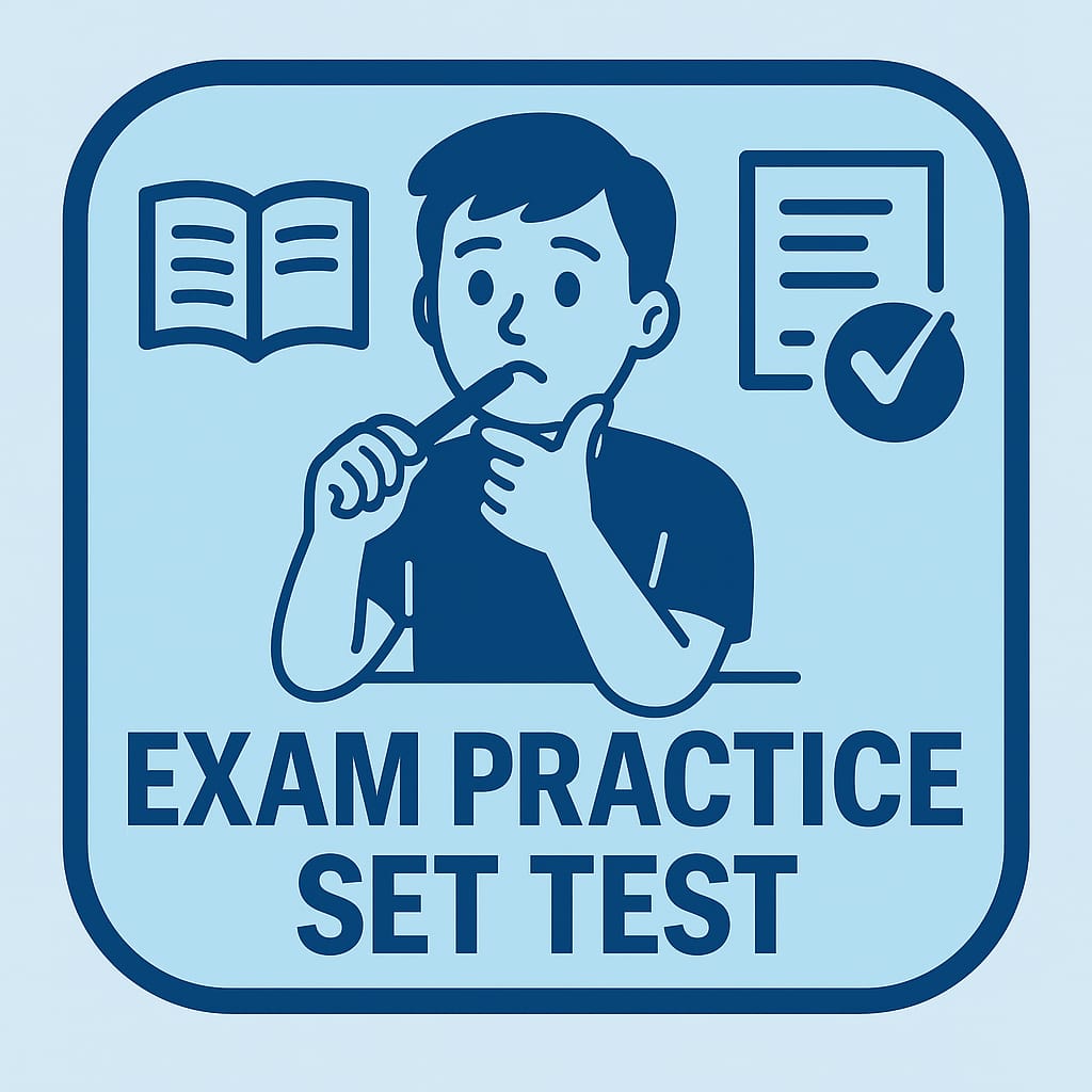 Exam practice Set Test