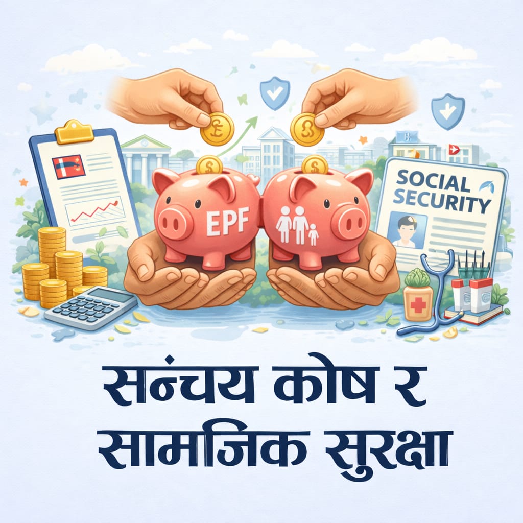 |द्वितीय पत्र| [खण्ड-(क)] सञ्चय कोष र सामाजिक सुरक्षा (३०-अङ्क)