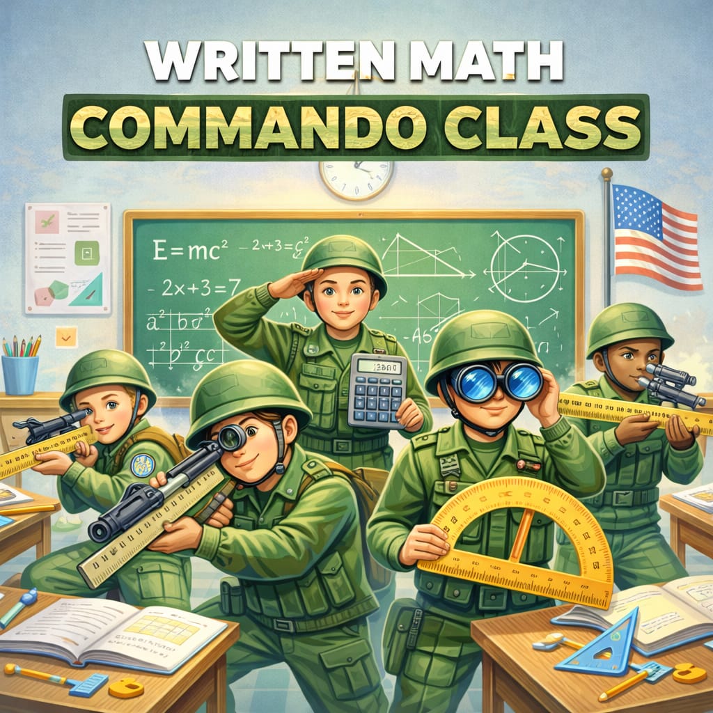 Written Math Commando Class