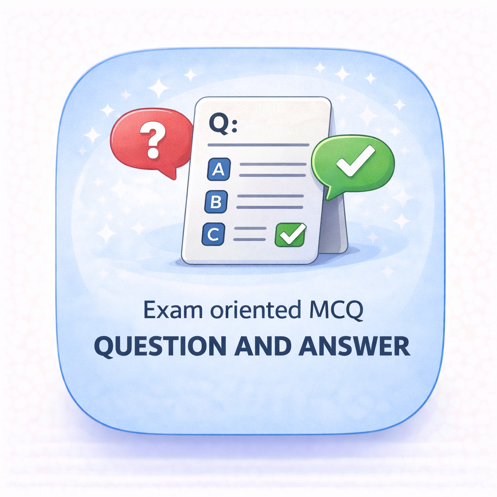 Exam oriented G.K. MCQ  question &Answer