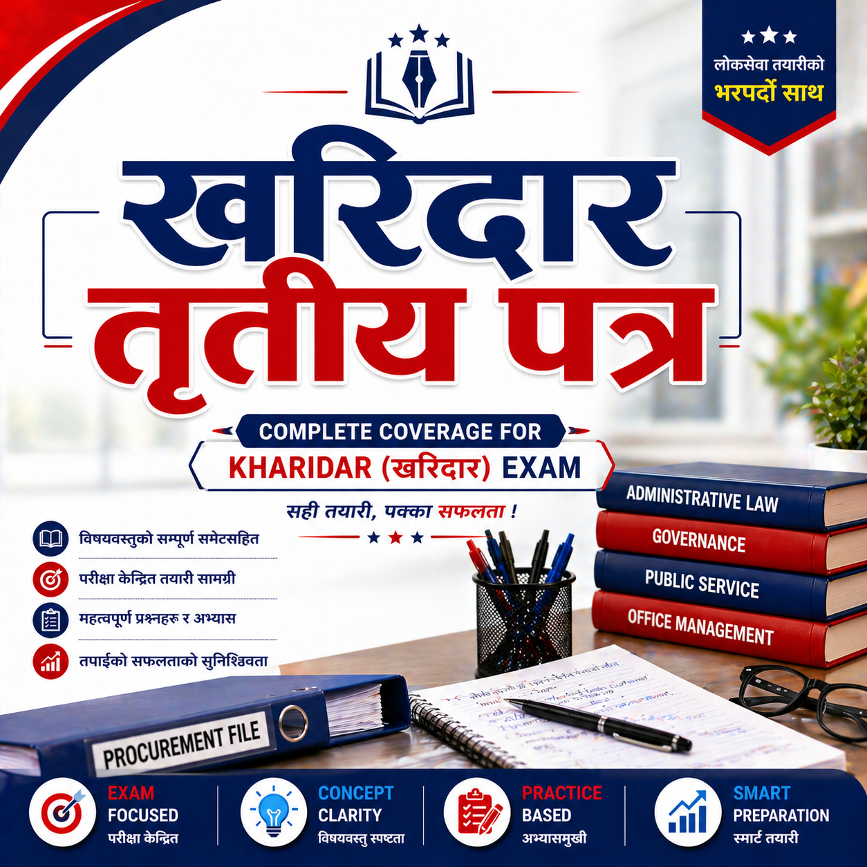 खरिदार तृतीय पत्र By Kamal Bhusal Sir